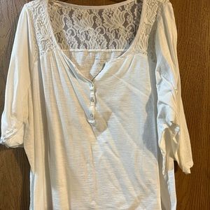 Lace back top size 26/28 from Lane Bryant